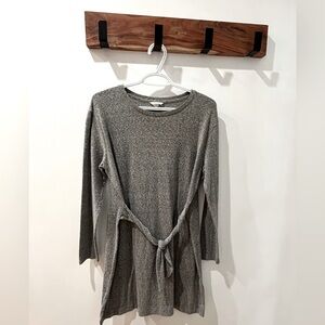 Club Monaco casual wrap dress- grey, M